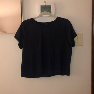 navy lulu top